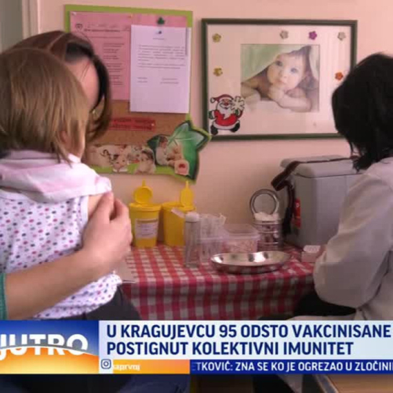 Postignut kolektivni imunitet: 95 odsto dece vakcinisano u Kragujevcu VIDEO