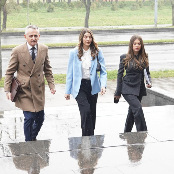 Andjela Jovanović arrived at the trial with Lečić: Numerous colleagues came to support her PHOTO