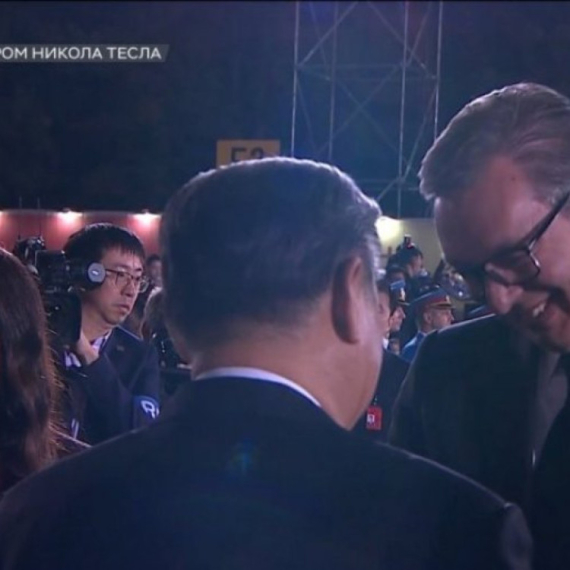 Čelično prijateljstvo: Evo kako je izgledao susret Vučića i Si Đipinga
