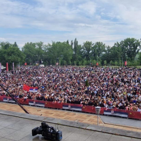 Sve je spremno za ceremoniju; Vučić stigao u Palatu Srbija FOTO