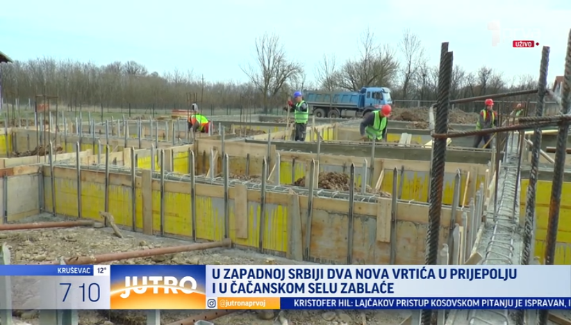 Otvorena dva nova vrtića u Zapadnoj Srbiji