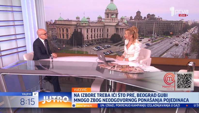 Vučević o izborima, Vladi Srbije, opoziciji