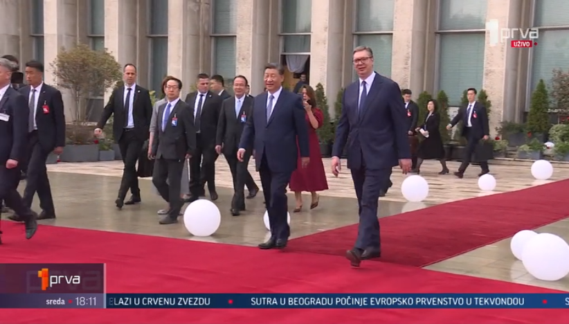 Kineski predsednik posetio Beograd