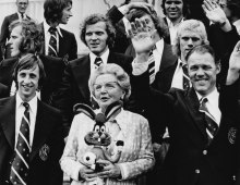 Foto: Getty Images/ Kraljica Julijana primila je fudbalere Holandije nakon SP 1974.