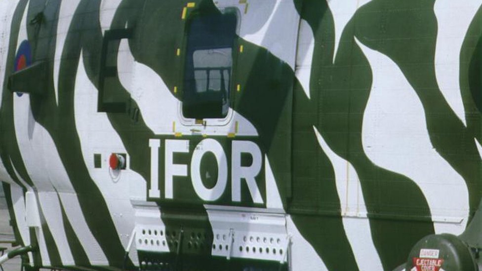 Britanski helikopteri imali su karakteristične oznake IFOR-a/BBC