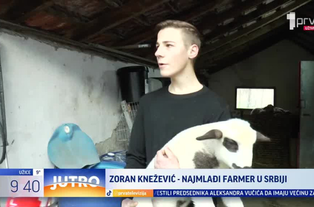 Ovo je najmlađi farmer u Srbiji VIDEO