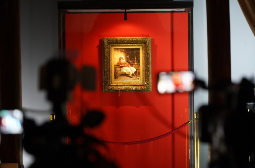 Slika Paje Jovanovića izložena u Konaku kneginje Ljubice VIDEO