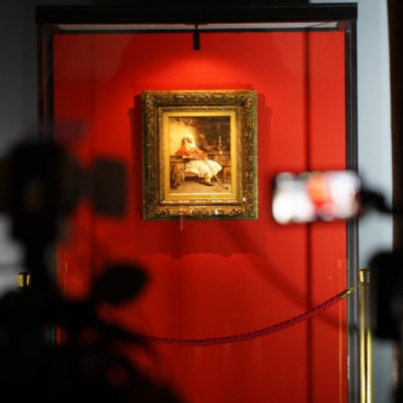 Slika Paje Jovanovića izložena u Konaku kneginje Ljubice VIDEO