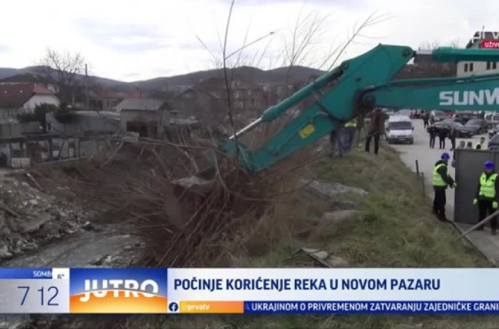 Počinje korićenje reka u Novom Pazaru VIDEO
