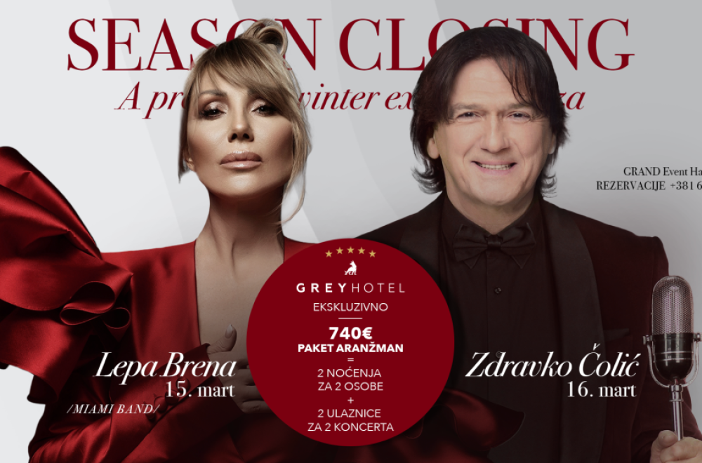 Muzički vikend na srebrnom vrhu: Lepa Brena i Zdravko Čolić zatvaraju sezonu na Kopaoniku