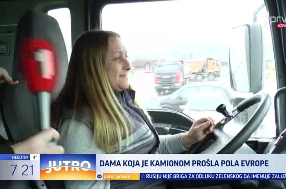 Ona je dokaz da podele ne postoje: Čačanka kamionom obišla sve puteve Evrope VIDEO