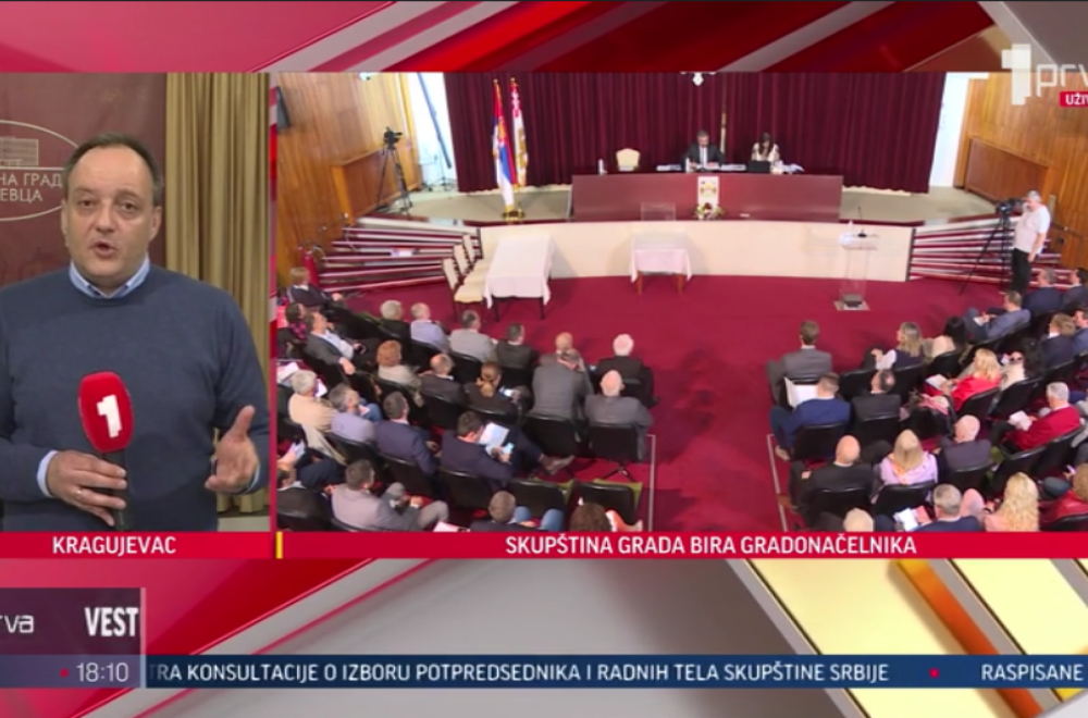 Hitna sednica Skupštine grada Kragujevca: Bira se gradonačelnik VIDEO