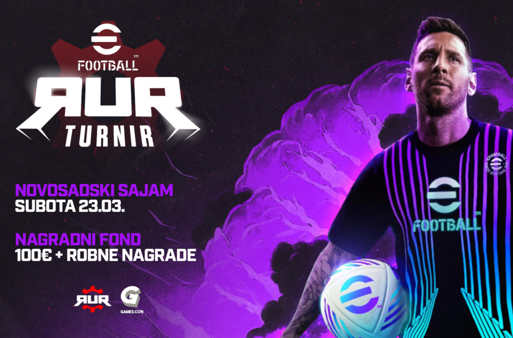 RUR predstavlja eFootball turnir na Gaming Week festivalu u Novom Sadu