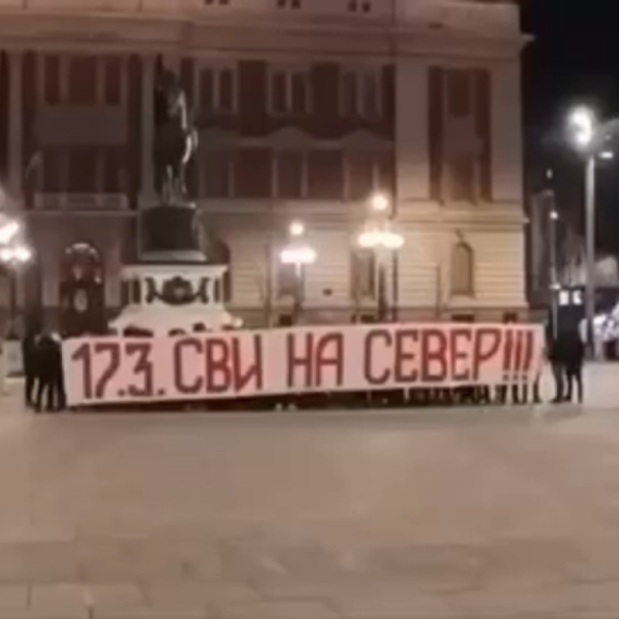 Noćni spektakl "delija" u Beogradu: 17.3. svi na sever