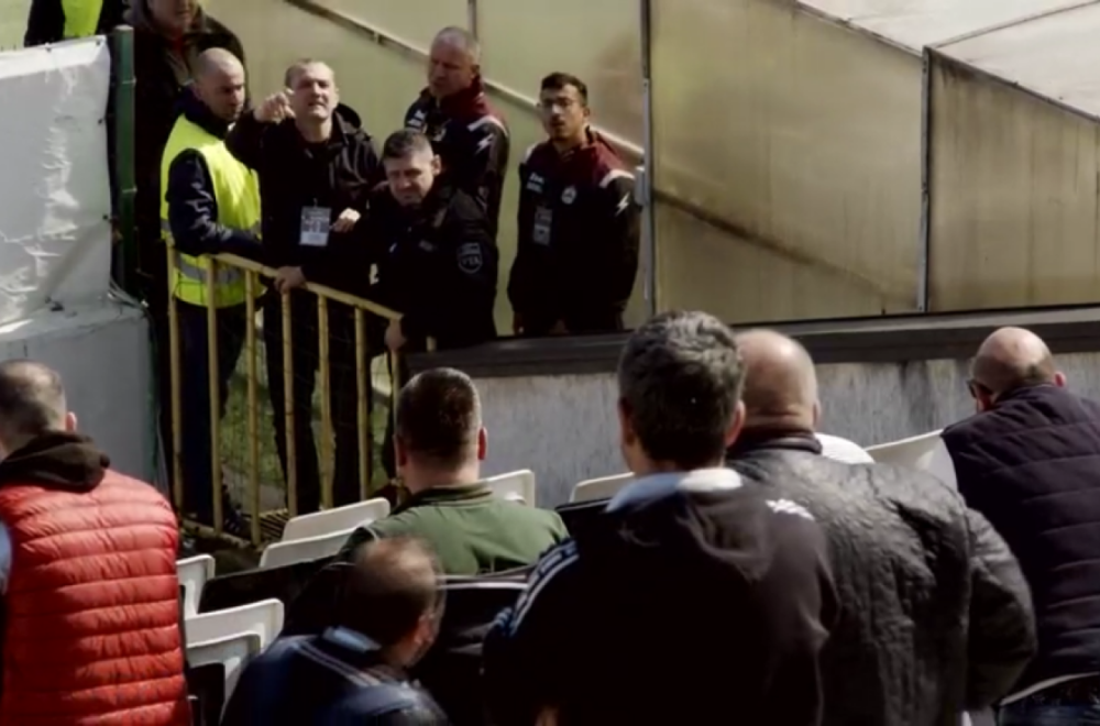 Srpski trener navijaču: Siđi dole ako smeš! FOTO