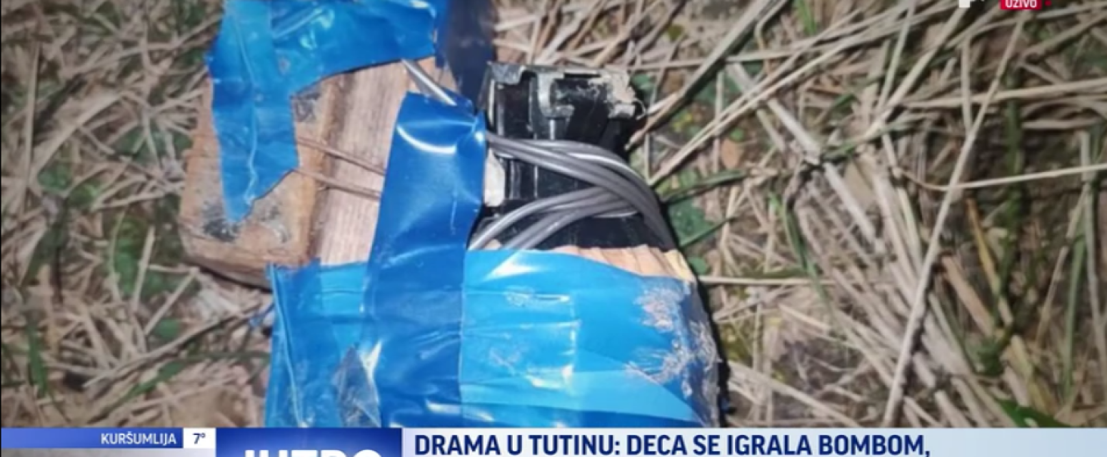 Za dlaku izbegnuta tragedija: Najnoviji detalji pronalaska bombe u Tutinu VIDEO