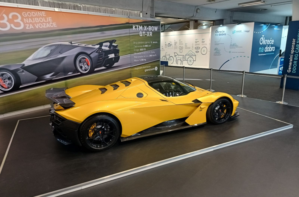 U Beograd stigao trkački bolid koji ima dozvolu da se vozi po ulicama FOTO