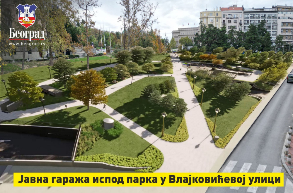 Šapić obišao radove na podzemnoj garaži u Vlajkovićevoj: Beograd dobija 2.600 novih parking mesta