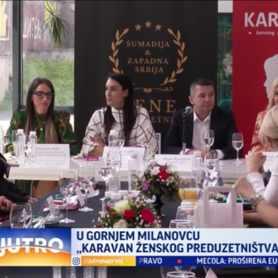 "Podrška države nikad nije bila veća": Karavan ženskog preduzetnišva u Gornjem Milanovcu VIDEO