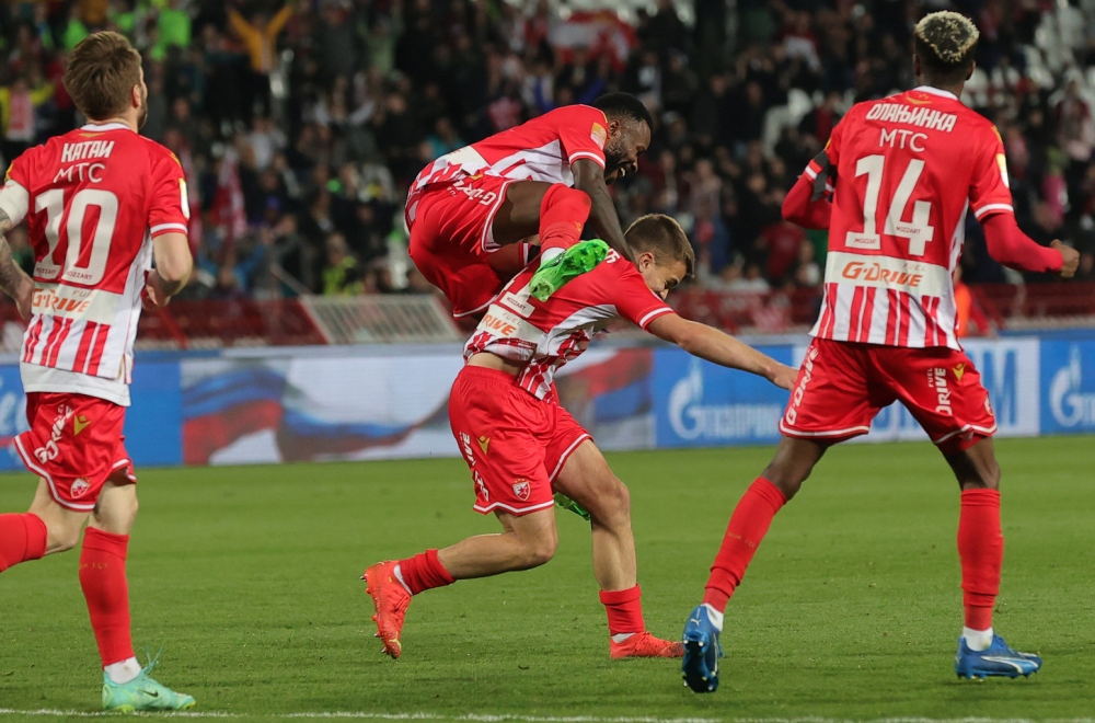 Zvezda pobedila Zenit pred 45.000 ljudi – Knežević srušio prvaka Rusije