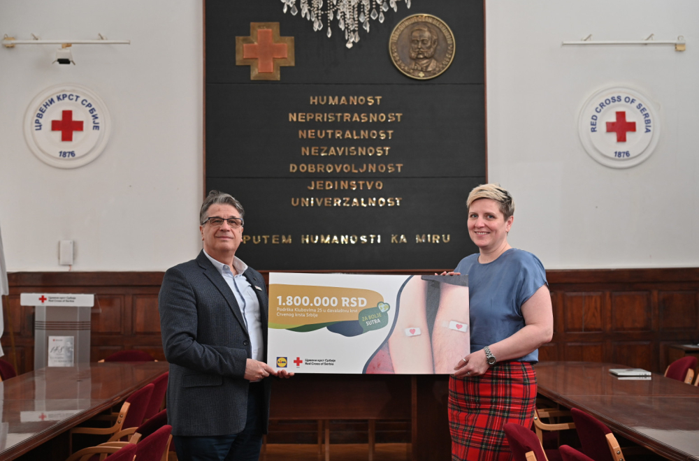 Lidl i Crveni krst Srbije: Za stabilnije rezerve krvi