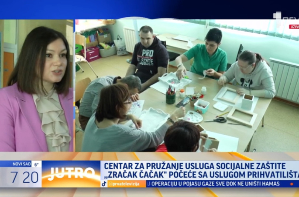 "Zračak Čačak" počinje sa uslugom prihvatilišta