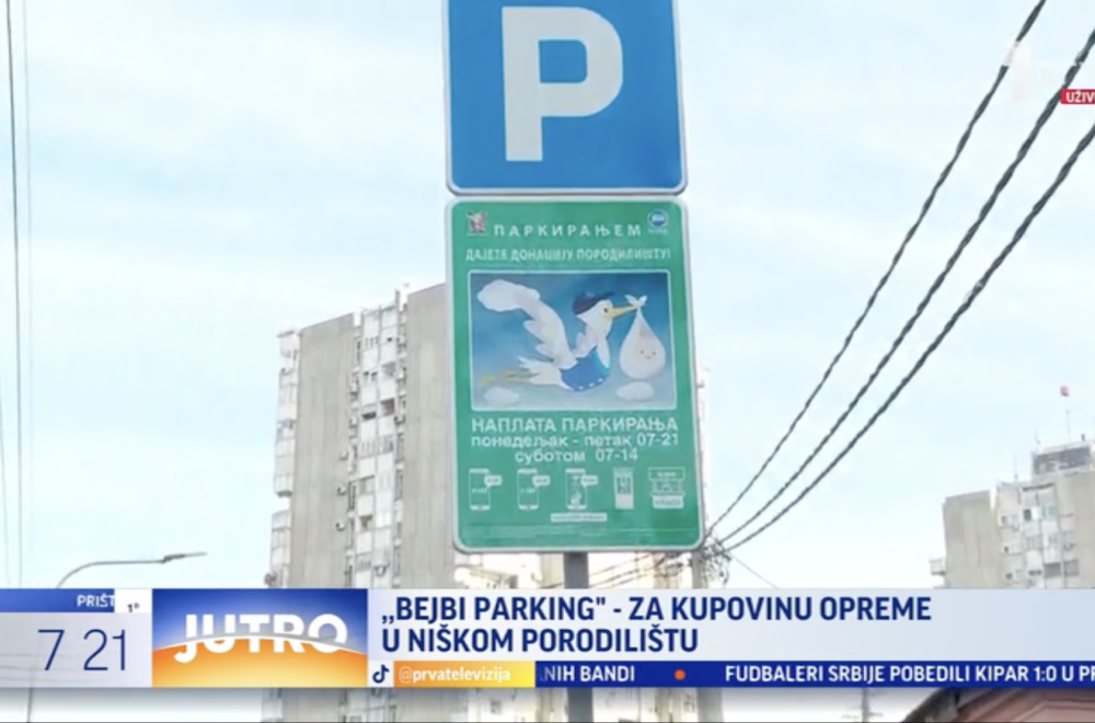 "Bejbi parking": Novcem od parkiranja kupuje se oprema za niško porodilište