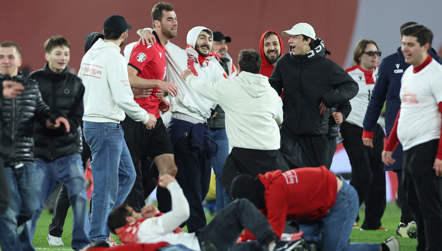 Neviđeno slavlje u Tbilisiju posle plasmana Gruzije na EP VIDEO