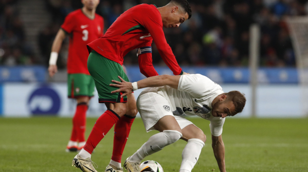 Ronaldo pobesneo posle poraza od Slovenije VIDEO