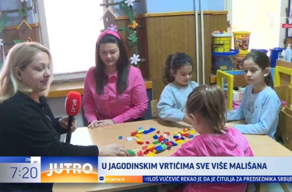 U jagodinskim vrtićima sve više mališana VIDEO