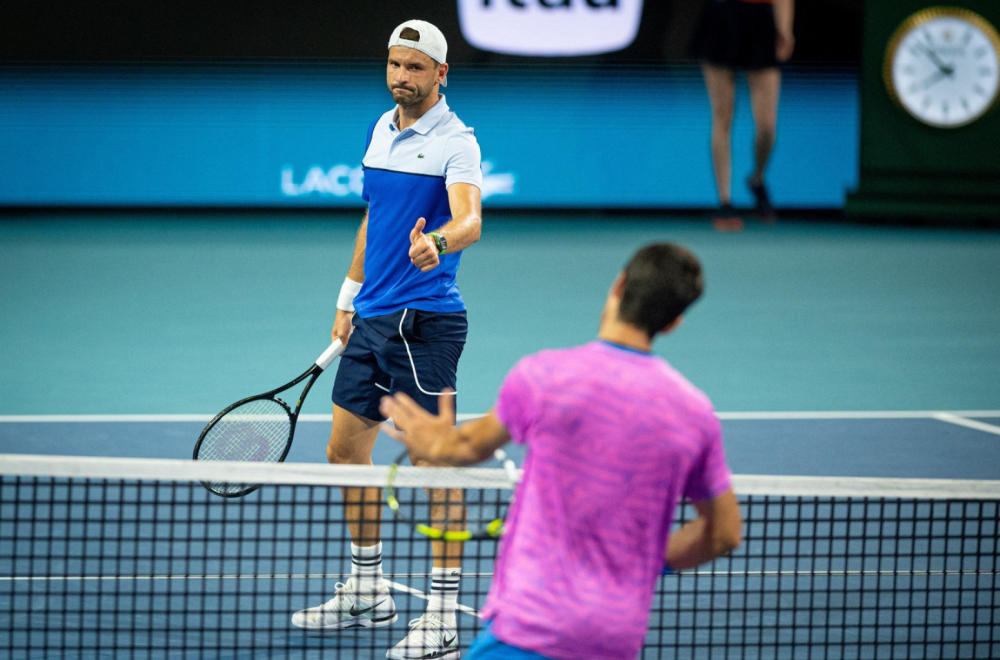 Šok u Majamiju: Dimitrov izbacio Alkarasa!