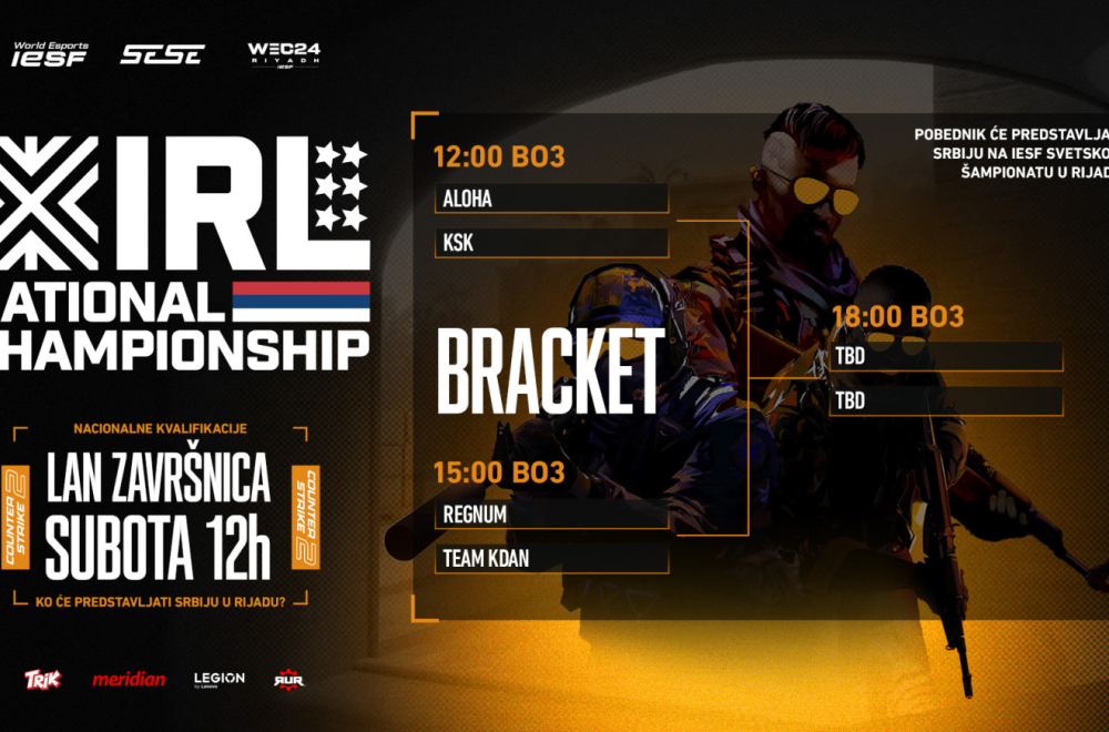 Spremite se za LAN završnicu nacionalnih CS2 kvalifikacija – krećemo 30.03. u 12:00!