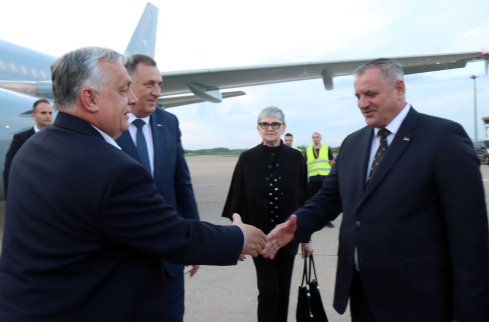 Orban stigao u Banjaluku; Dodik: Orban je dokazani prijatelj Republike Srpske FOTO