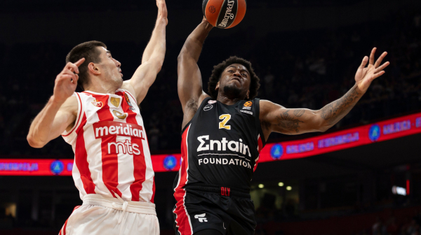 Spektakl za kraj evroligaških noći u "Areni" – slavlje Zvezde pokvario Mozes Rajt