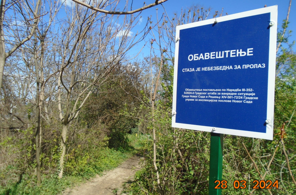 Angažovani stručnjaci za sanaciju klizišta u Kameničkom parku