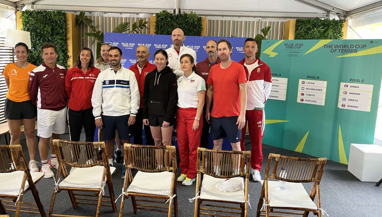 Teniserke Srbije sa Norveškom, Grčkom i Švedskom u Bili Džin King kupu