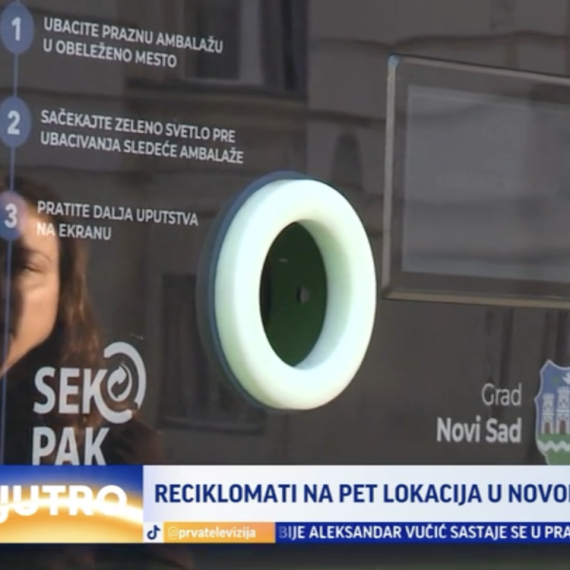 Reciklomati na pet lokacija u Novom Sadu: Reciklažom do vrednih nagrada  VIDEO