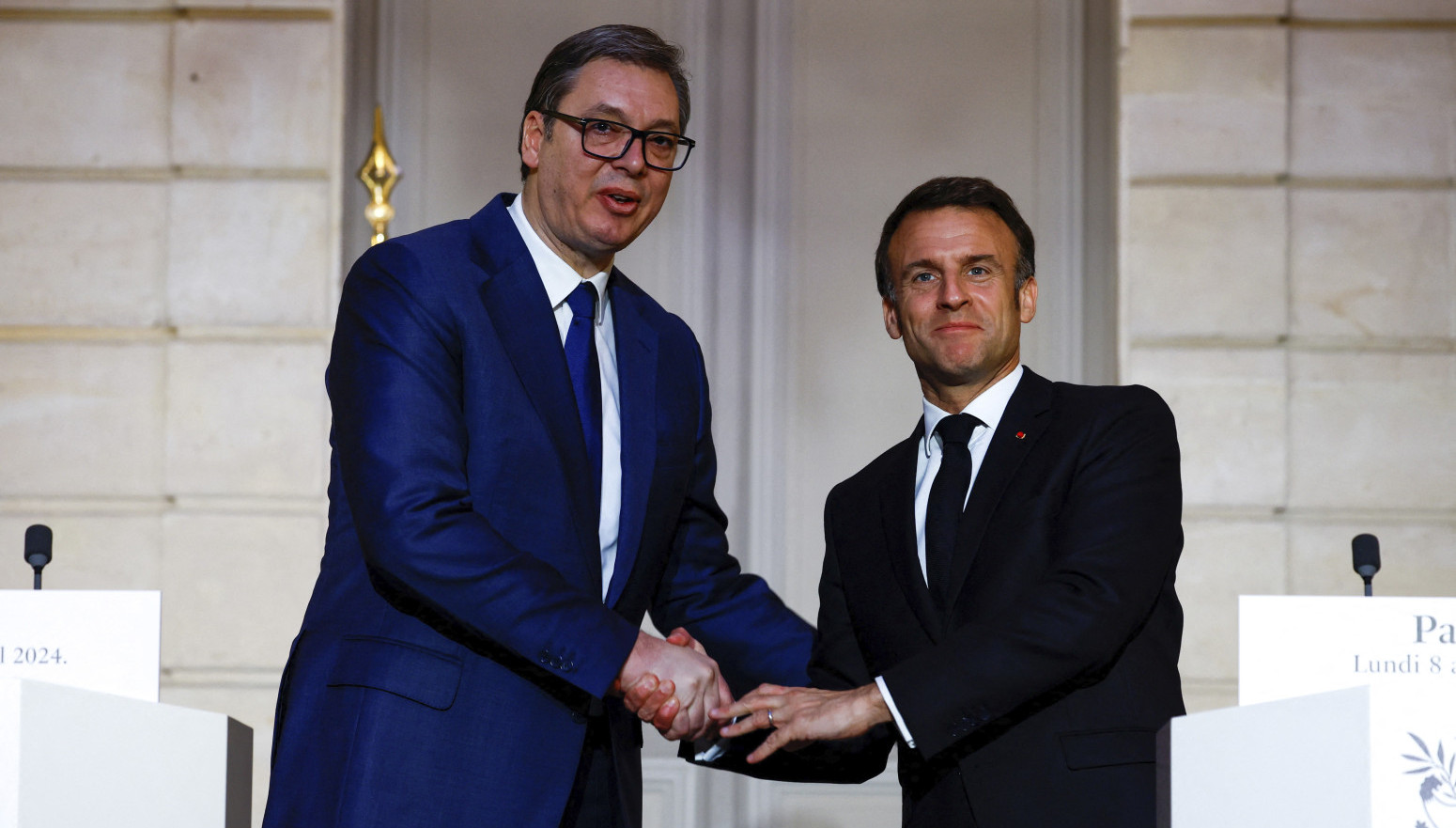 Vučić and Macron in front of the Elysée Palace: "We counted on France the most" VIDEO