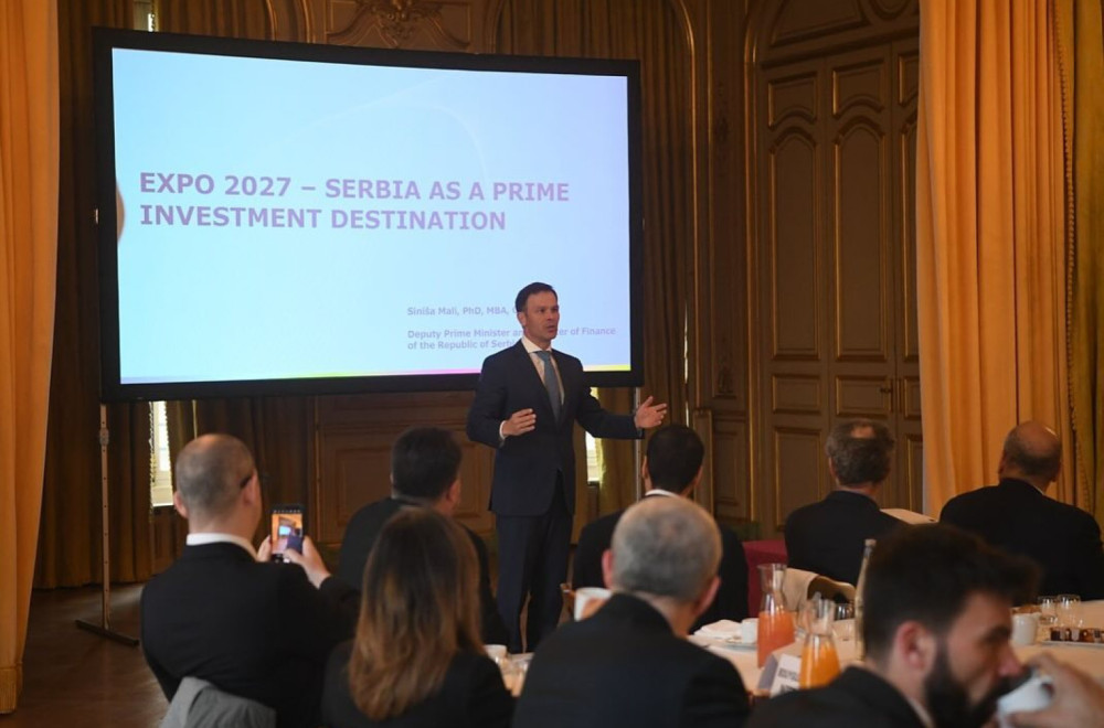 Mali u Parizu predstavio uspehe Srbije: Iz godine u godinu obaramo rekorde VIDEO