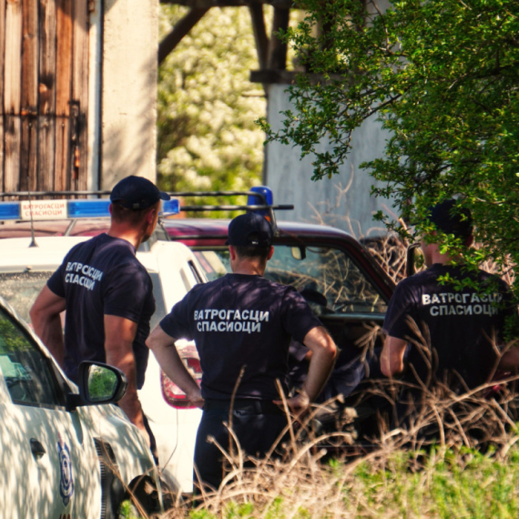 The police and firefighters rushed to the house of the suspect in the murder of Danka Ilić