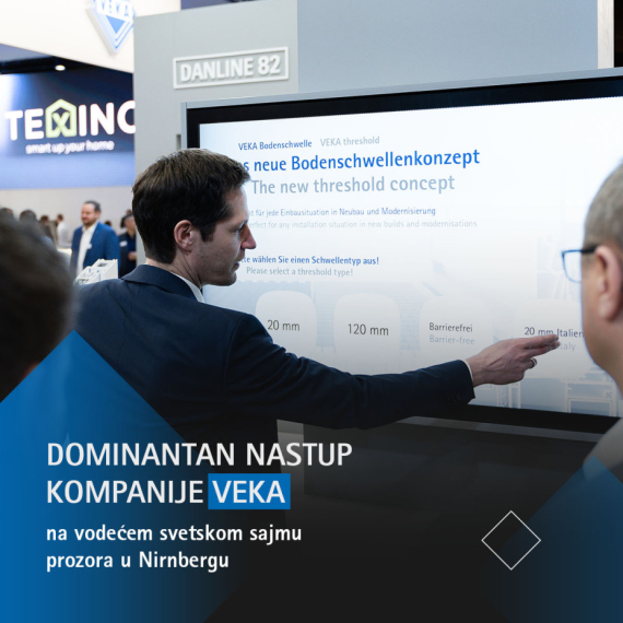 Dominantan nastup kompanije VEKA na vodećem svetskom sajmu prozora u Nirnbergu