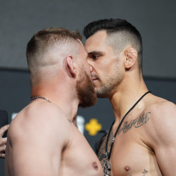 Srbin na glavnoj MMA sceni – Rakić pogledom "streljao" Čeha VIDEO