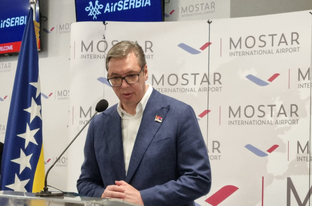 Vučić u Mostaru: Očekuju me važni susreti, najvažniji sa Lajčakom FOTO/VIDEO
