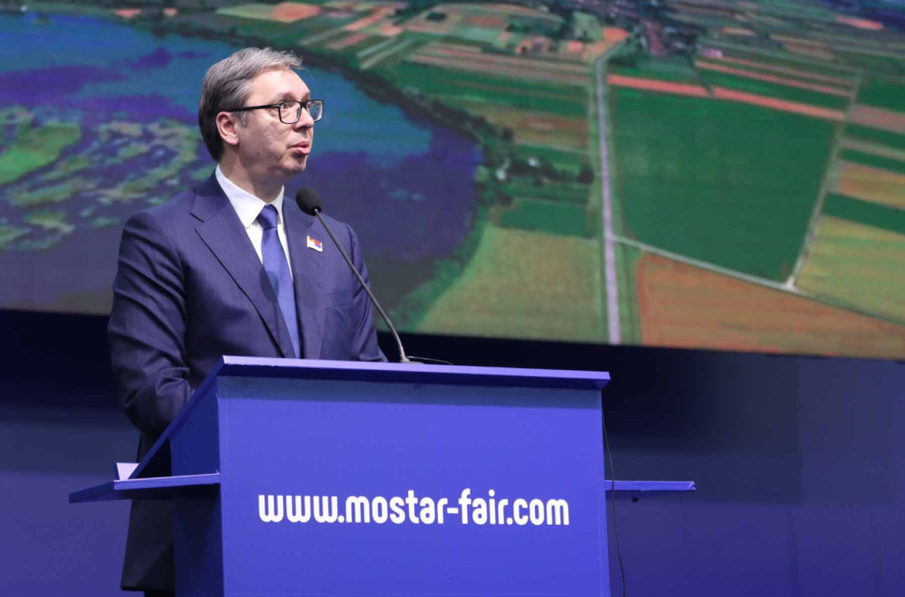 Vučić na Sajmu privrede u Mostaru: "Strašno važno tržište" VIDEO