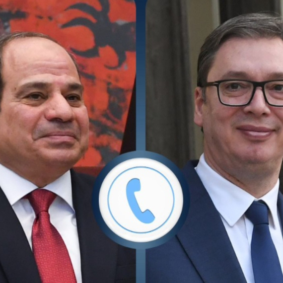 Vučić razgovarao sa Al Sisijem: Radujem se poseti Egiptu 10. juna FOTO