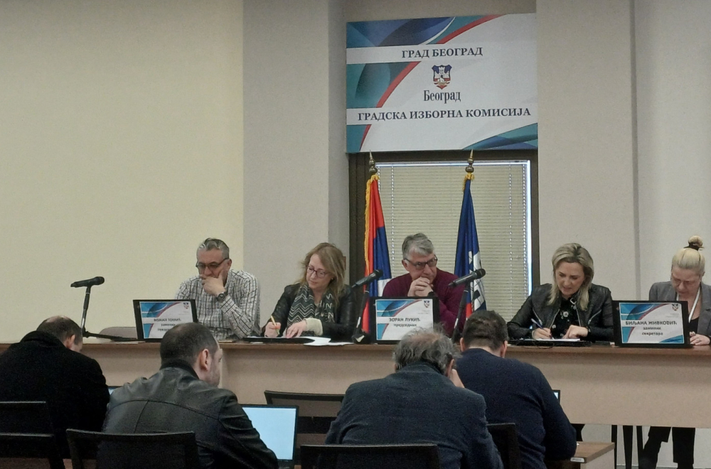 GIK: Proglašena lista Ruske stranke; Odlučeno da listići budu plave boje