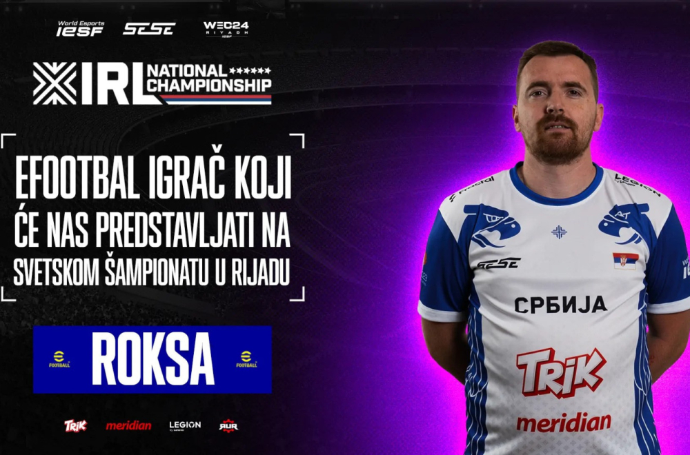 Roksa će treću godinu zaredom predstavljati Srbiju na IESF šampionatu!