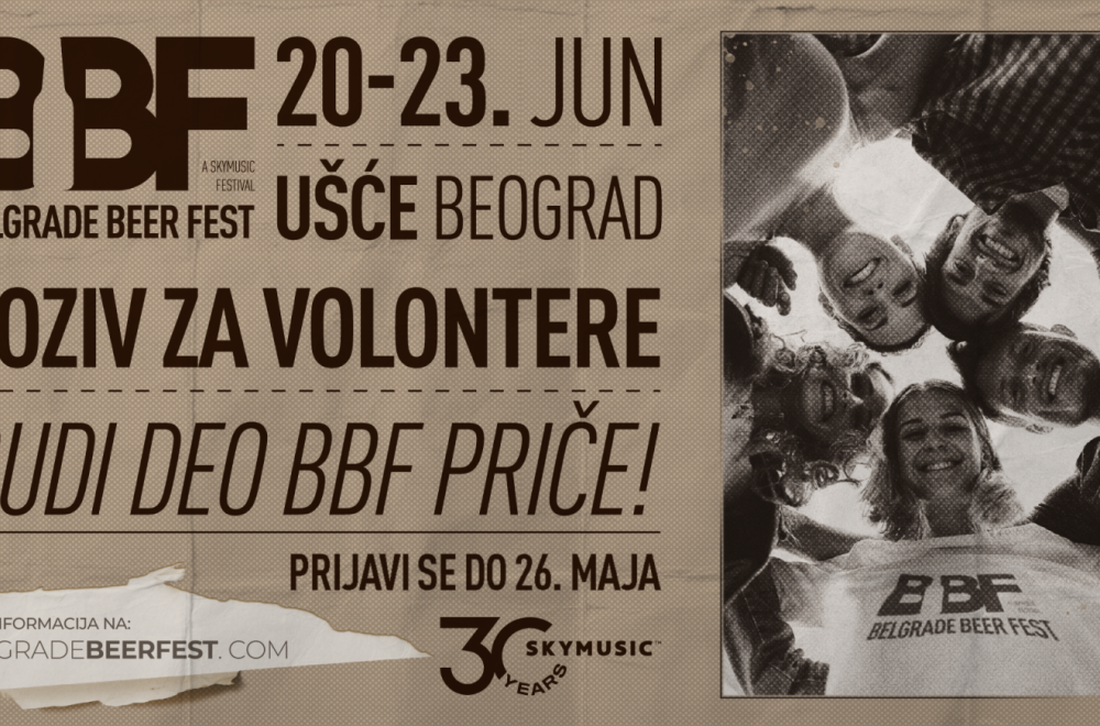 Belgrade beer fest objavio poziv za volontere: Budi deo priče