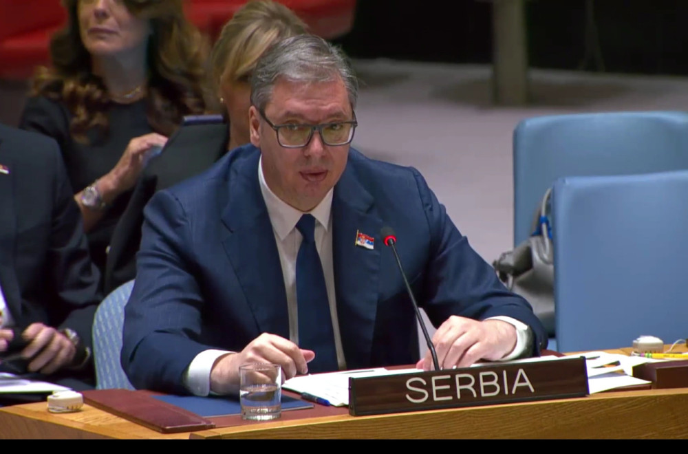 Vučić na sednici SB UN: ZSO ni na vidiku; Agenda Prištine usmerena ka kreiranju Velike Albanije VIDEO