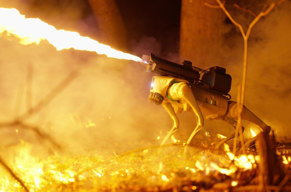Terminator? Ne, Termonator! Ovaj robopas baca plamen i može da se kupi u SAD VIDEO